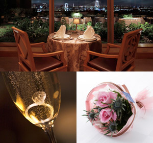 Continental Restaurant Terrace on・the・Bay／ホテル日航東京 画像4 夜景が見えるレストラン